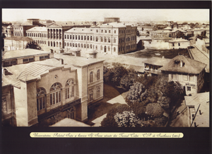 Old Bucharest. The University and the Sutu Palace Old Bucharest. The University and the Sutu Palace