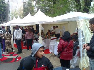 Street wedding in Ferentari neighborhood